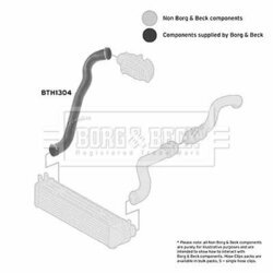 Hadica plniaceho vzduchu BORG & BECK BTH1304 - obr. 1