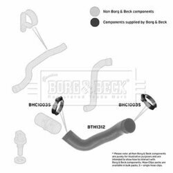 Hadica plniaceho vzduchu BORG & BECK BTH1312 - obr. 1