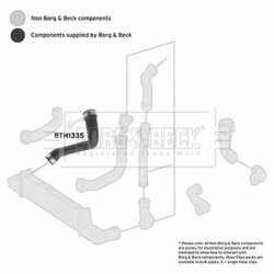 Hadica plniaceho vzduchu BORG & BECK BTH1335 - obr. 1