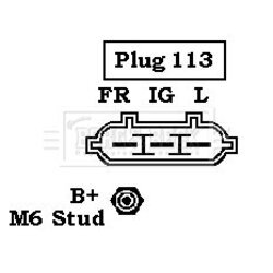 Alternátor BORG & BECK BBA2838