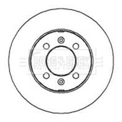 Brzdový kotúč BORG & BECK BBD4204