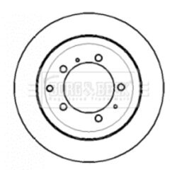 Brzdový kotúč BORG & BECK BBD5749S - obr. 1