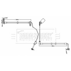 Brzdová hadica BORG & BECK BBH8742