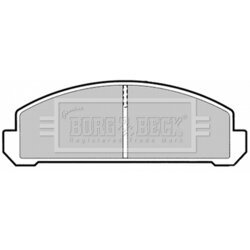 Sada brzdových platničiek kotúčovej brzdy BORG & BECK BBP1289