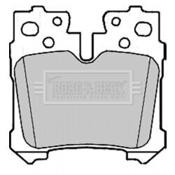 Sada brzdových platničiek kotúčovej brzdy BORG & BECK BBP2212