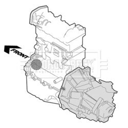 Uloženie motora BORG & BECK BEM4053 - obr. 2