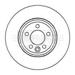 Brzdový kotúč BORG & BECK BBD4130 - obr. 1