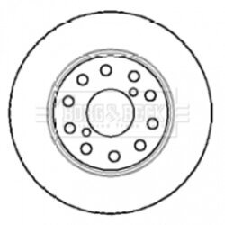Brzdový kotúč BORG & BECK BBD4209