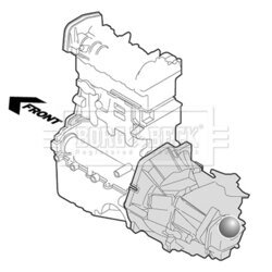 Uloženie motora BORG & BECK BEM4228 - obr. 3