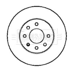 Brzdový kotúč BORG & BECK BBD4139
