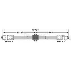 Brzdová hadica BORG & BECK BBH6921