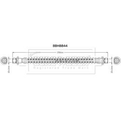 Brzdová hadica BORG & BECK BBH8844