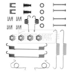 Sada príslušenstva brzdovej čeľuste BORG & BECK BBK6028