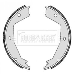 Sada brzd. čeľustí parkov. brzdy BORG & BECK BBS6284 - obr. 1