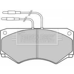 Sada brzdových platničiek kotúčovej brzdy BORG & BECK BBP1039