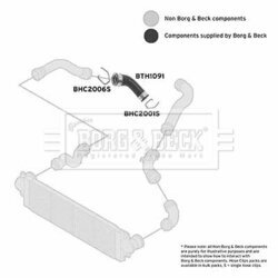 Hadica plniaceho vzduchu BORG & BECK BTH1091 - obr. 1