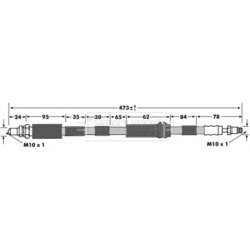 Brzdová hadica BORG & BECK BBH7325