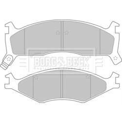 Sada brzdových platničiek kotúčovej brzdy BORG & BECK BBP1573