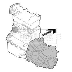 Uloženie motora BORG & BECK BEM4083 - obr. 1