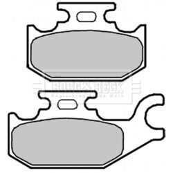 Sada brzdových platničiek kotúčovej brzdy BORG & BECK BBP2343