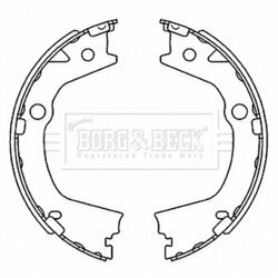 Sada brzd. čeľustí parkov. brzdy BORG & BECK BBS6520 - obr. 1