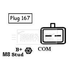 Alternátor BORG & BECK BBA2583