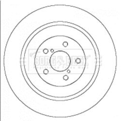 Brzdový kotúč BORG & BECK BBD4440