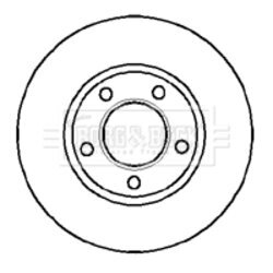 Brzdový kotúč BORG & BECK BBD4760 - obr. 1