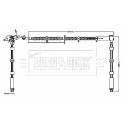 Brzdová hadica BORG & BECK BBH8720