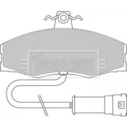 Sada brzdových platničiek kotúčovej brzdy BORG & BECK BBP1060