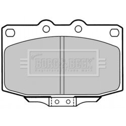 Sada brzdových platničiek kotúčovej brzdy BORG & BECK BBP1323