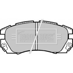 Sada brzdových platničiek kotúčovej brzdy BORG & BECK BBP1479