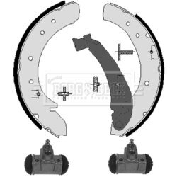 Sada brzdových čeľustí BORG & BECK BBS1127K