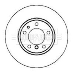 Brzdový kotúč BORG & BECK BBD4003
