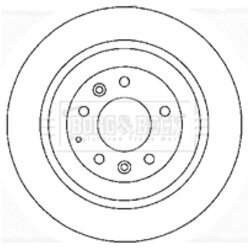 Brzdový kotúč BORG & BECK BBD4773
