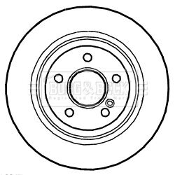 Brzdový kotúč BORG & BECK BBD5299