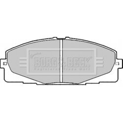 Sada brzdových platničiek kotúčovej brzdy BORG & BECK BBP2197 - obr. 1