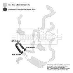 Hadica plniaceho vzduchu BORG & BECK BTH1406 - obr. 1