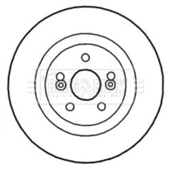 Brzdový kotúč BORG & BECK BBD4814