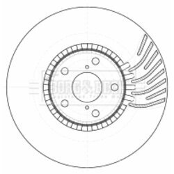 Brzdový kotúč BORG & BECK BBD5783S