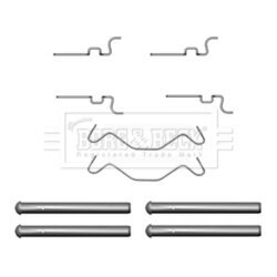 Sada príslušenstva obloženia kotúčovej brzdy BORG & BECK BBK1332