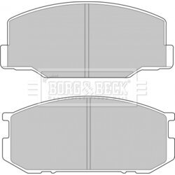 Sada brzdových platničiek kotúčovej brzdy BORG & BECK BBP1196