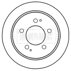 Brzdový kotúč BORG & BECK BBD5169