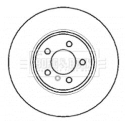 Brzdový kotúč BORG & BECK BBD5768S - obr. 1