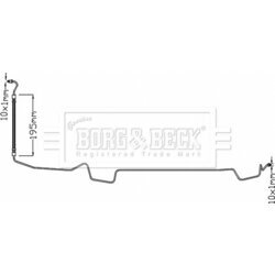 Brzdová hadica BORG & BECK BBH8328