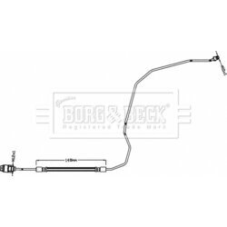 Brzdová hadica BORG & BECK BBH8466