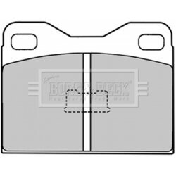 Sada brzdových platničiek kotúčovej brzdy BORG & BECK BBP1006