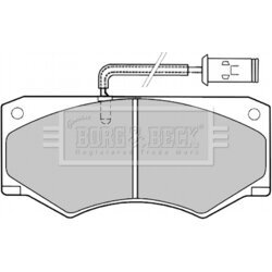 Sada brzdových platničiek kotúčovej brzdy BORG & BECK BBP1138