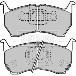 Sada brzdových platničiek kotúčovej brzdy BORG & BECK BBP1149