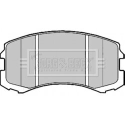 Sada brzdových platničiek kotúčovej brzdy BORG & BECK BBP2201 - obr. 1